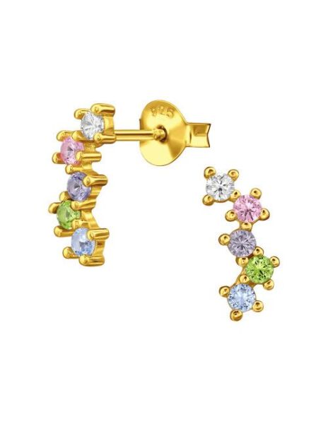 Aros de Plata Rainbow...