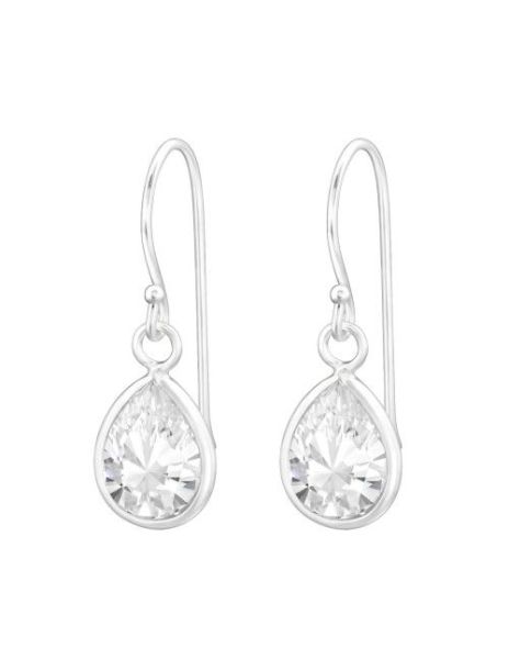 Aros de Plata Pear Cubic... 2
