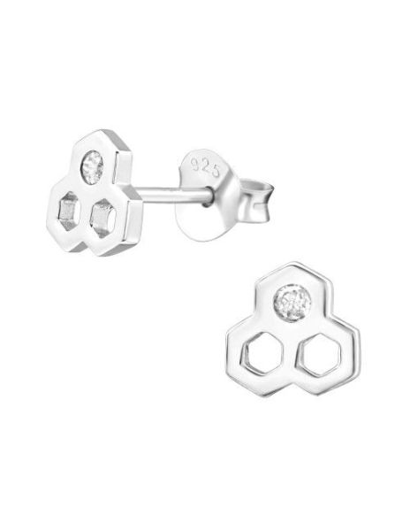 Aros de Plata Honeycomb... 2