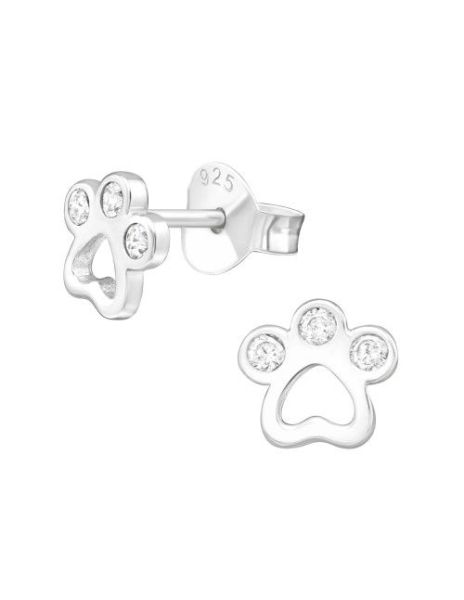 Aros de Plata Paw Print... 2