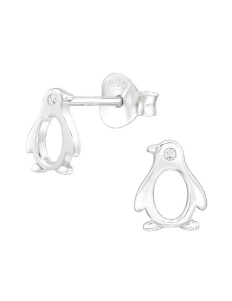 Aros de Plata Penguin Cubic... 2
