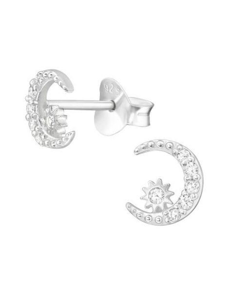 Aros de Plata Moon Cubic... 2