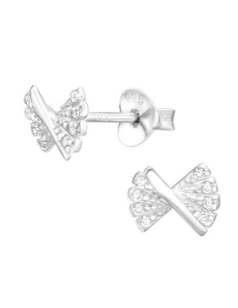 Aros de Plata Bow Cubic... 2