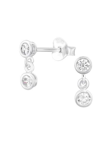 Aros de Plata Round Cubic... 2