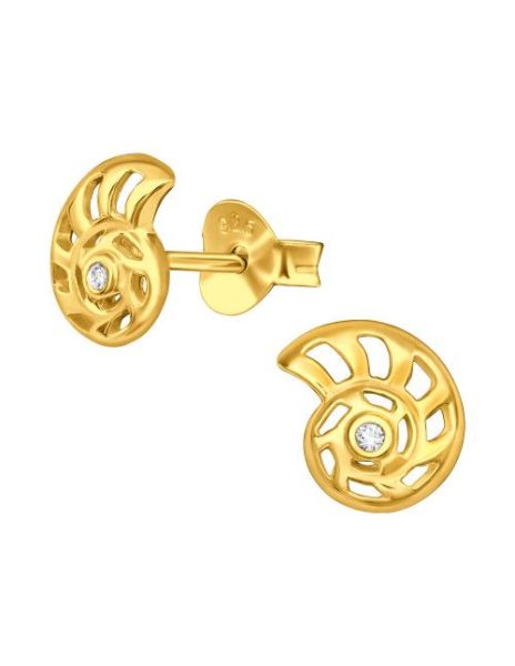 Aros de Plata Shell Cubic... 2