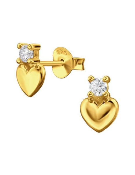Aros de Plata Heart Gold... 2