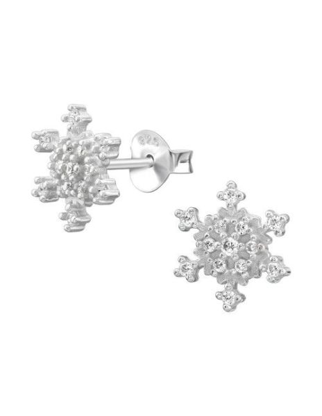 Aros de Plata 9Mm Snowflake... 2