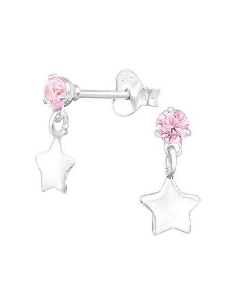 Aros de Plata Hanging Star... 2