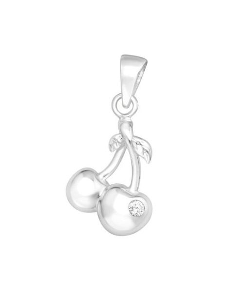 Colgante de plata Cherry CZ...