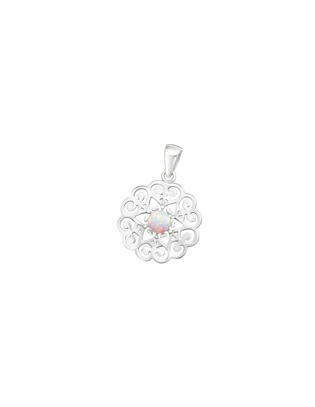 Colgante de plata Flower Fire Snow 15...