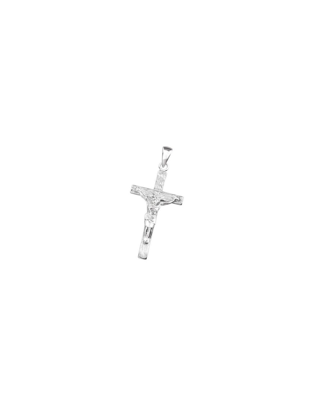 Colgante de plata Jesus - 14 mm x 25 mm