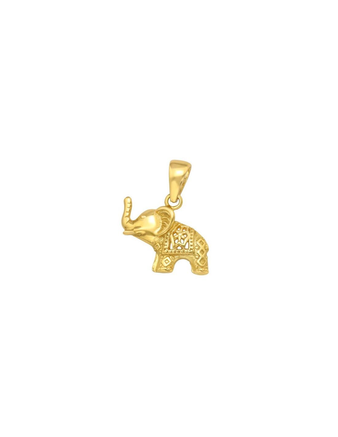 Colgante de plata Elephant - 12 mm x...
