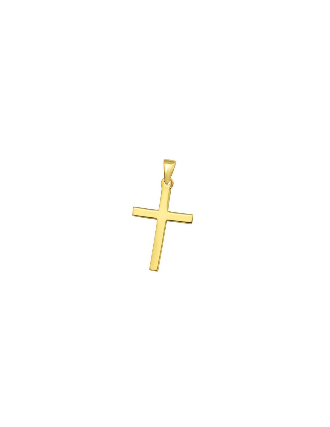 Colgante de plata Cross - 14 mm x 22 mm