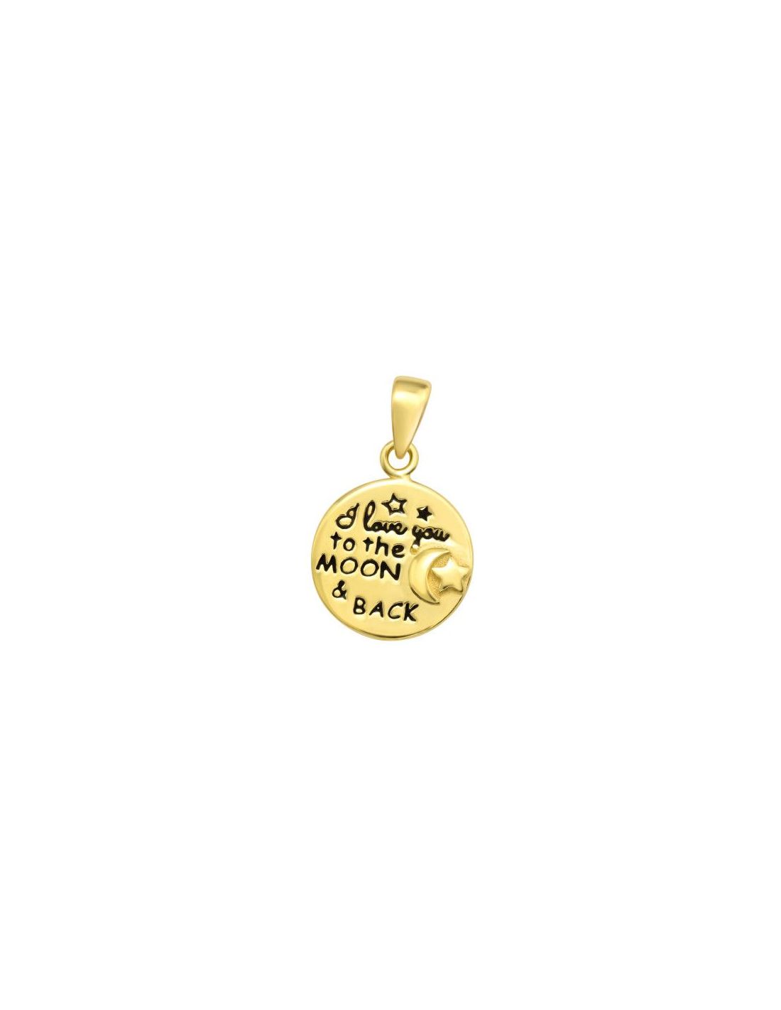 Colgante de plata "I Love You To The...