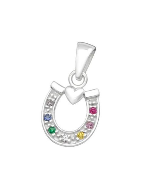 Colgante de plata Horseshoe...