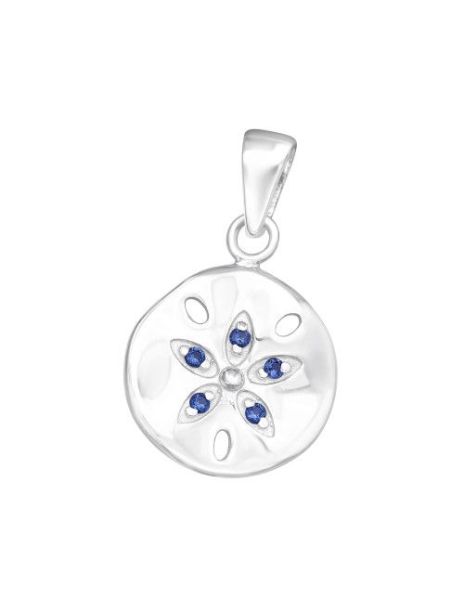 Colgante de plata Flower CZ... 2