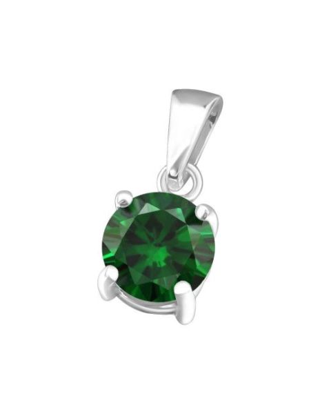 Colgante de plata 6Mm Round... 2