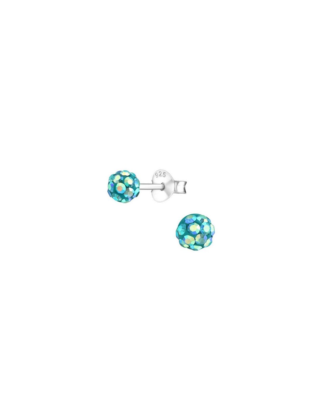 Aros para niñas Ball AB Blue Zircon 4...