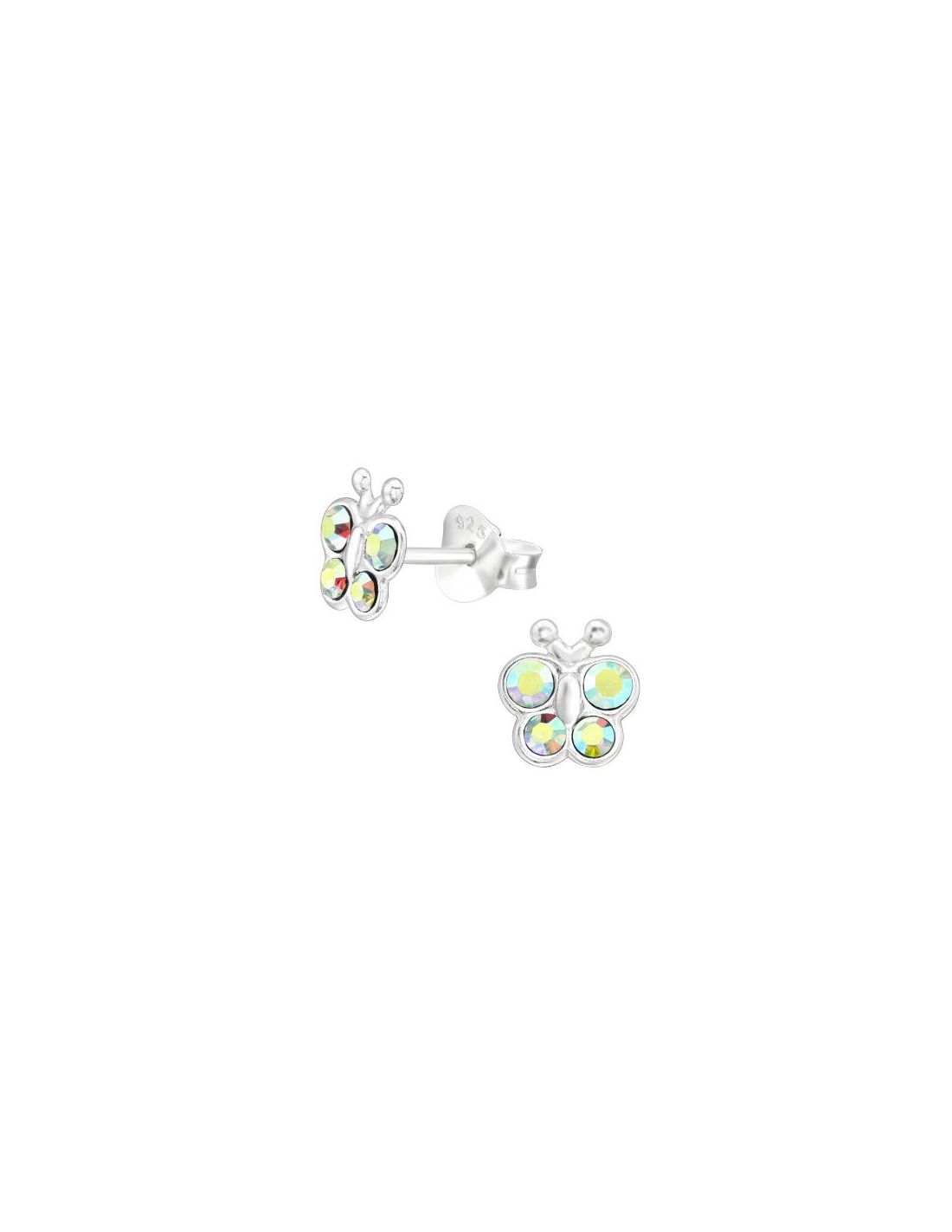 Aros para niñas Butterfly 7Mm AB...