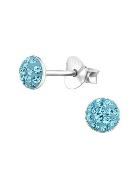 Aros para niñas Round Aqua...