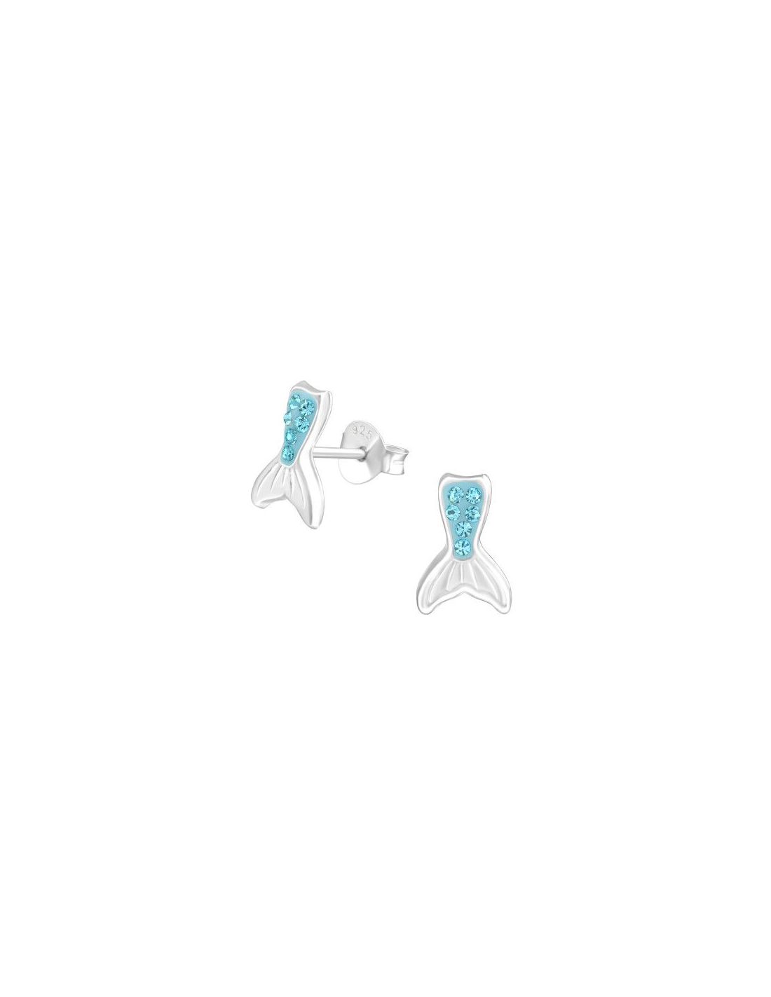 Aros para niñas Mermaid Tail Aqua...