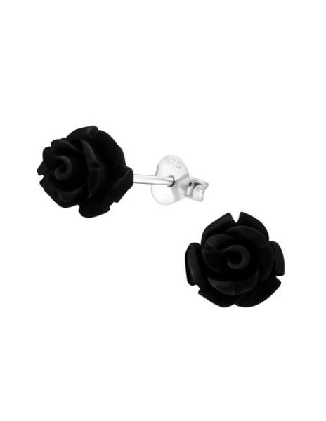 Aros para niñas Rose Black...