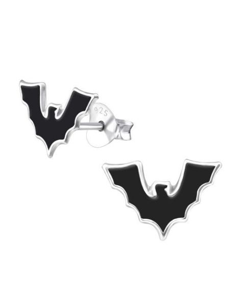 Aros para niñas Bat Black...