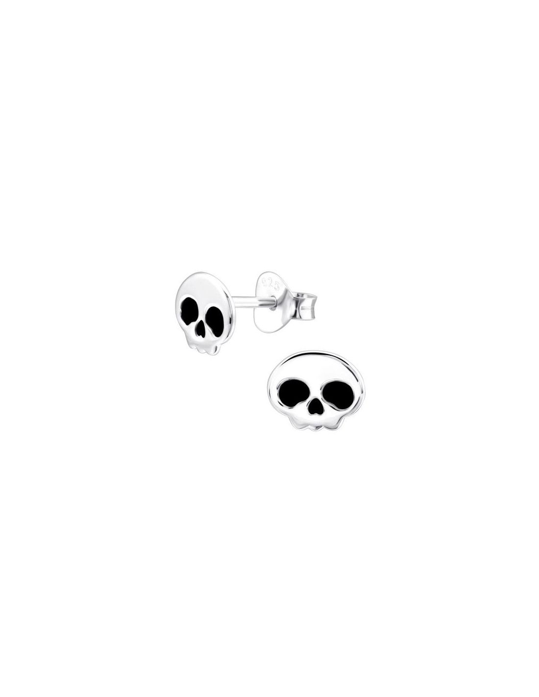 Aros para niñas Ghost Black 7 mm x 6 mm