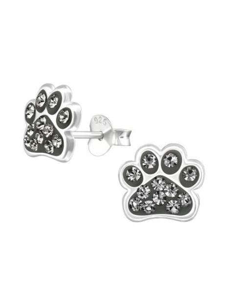 Aros para niñas Paw Print...