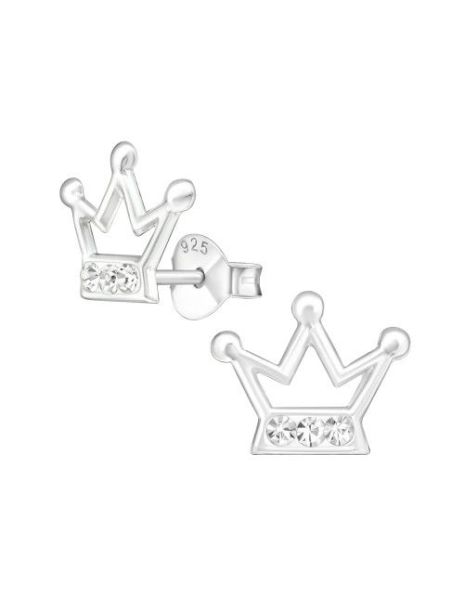 Aros para niñas Crown...