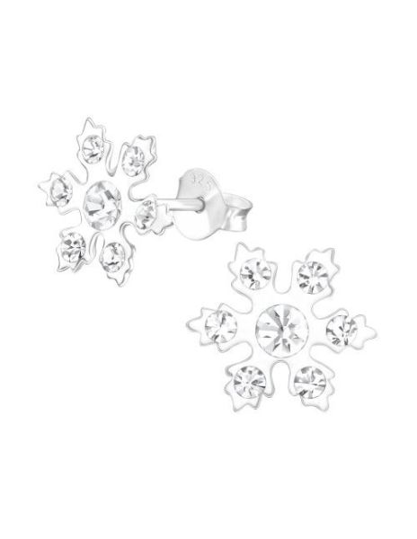 Aros para niñas Snowflake...