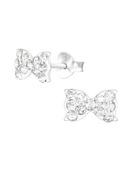 Aros para niñas Bow Crystal...