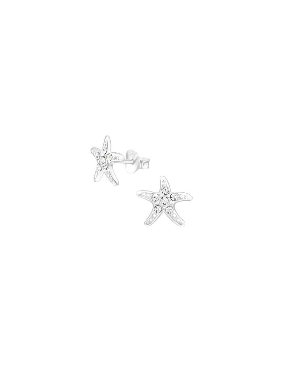 Aros para niñas Starfish Crystal 9 mm...