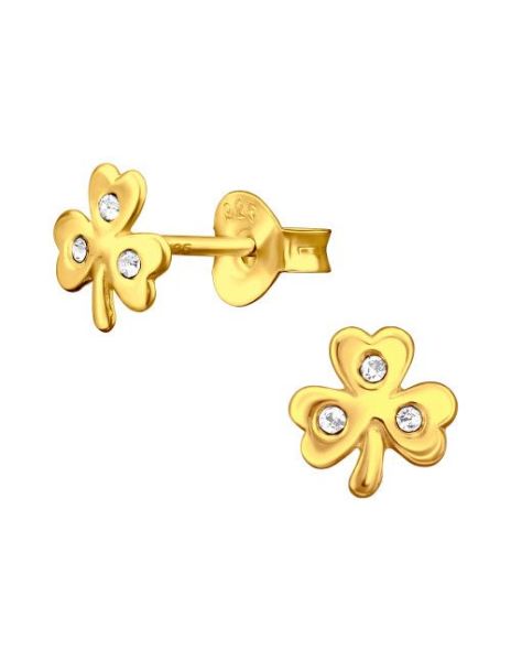 Aros para niñas Three Leaf...