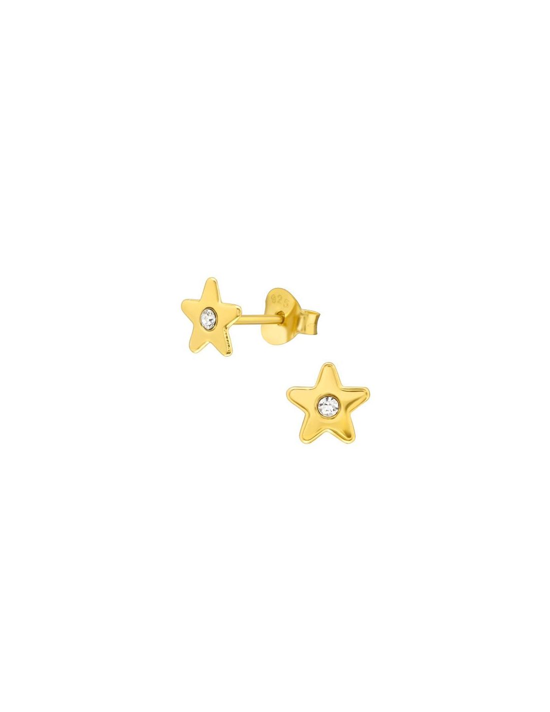 Aros para niñas Star Crystal 6 mm x 6 mm