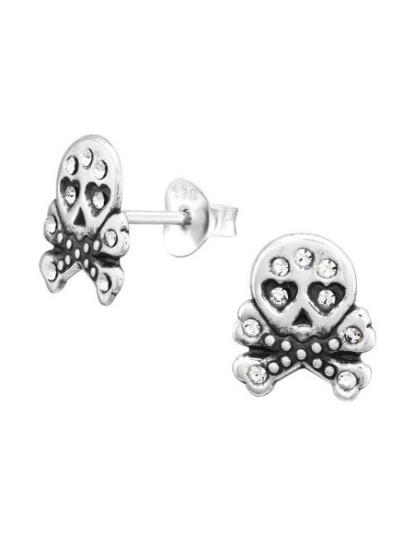 Aros para niñas Skull...