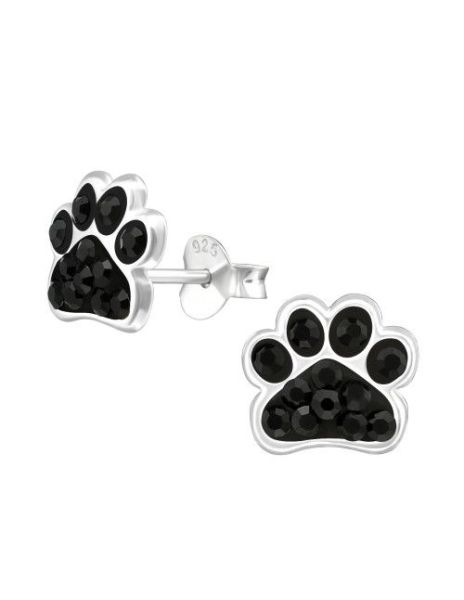 Aros para niñas Paw Print...