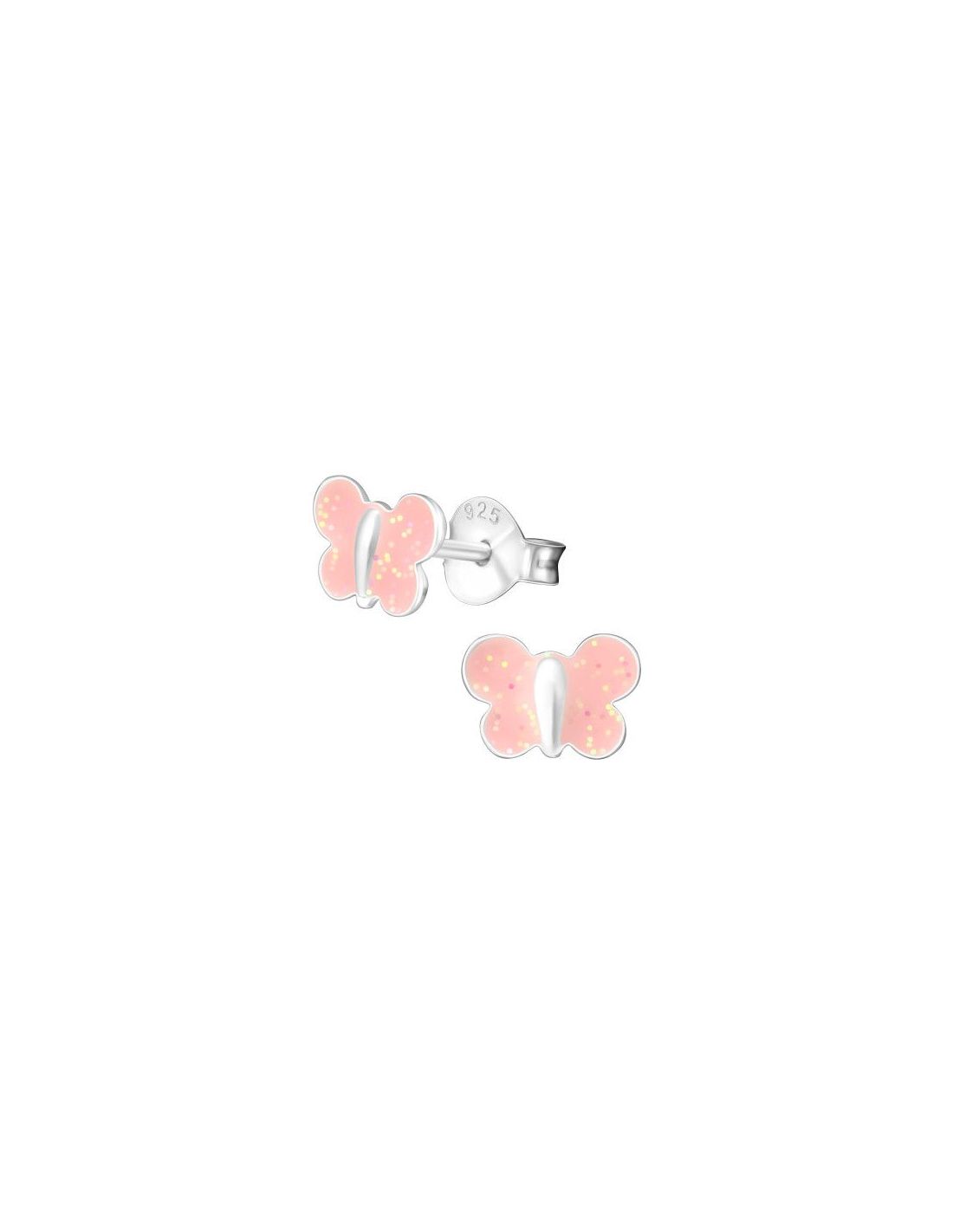 Aros para niñas Glittering Butterfly...