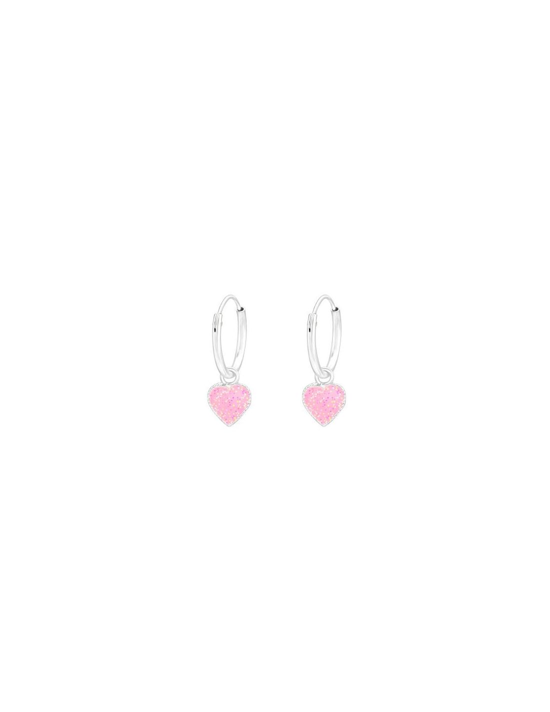 Aros para niñas Hanging Heart Light...