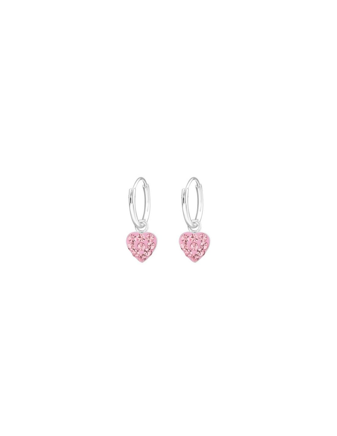 Aros para niñas Hanging Heart Light...