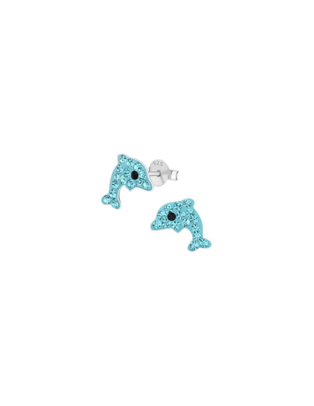 Aros para niñas Dolphin - 12 mm x 10 mm
