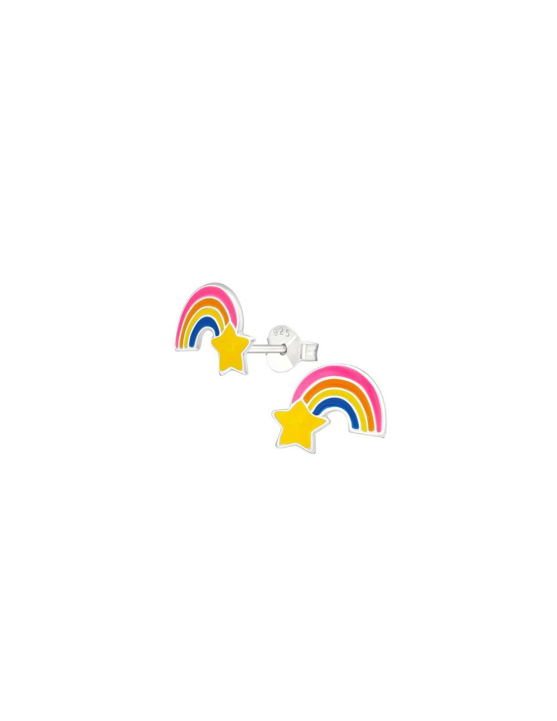 Aros para niñas Rainbow - 11 mm x 9 mm