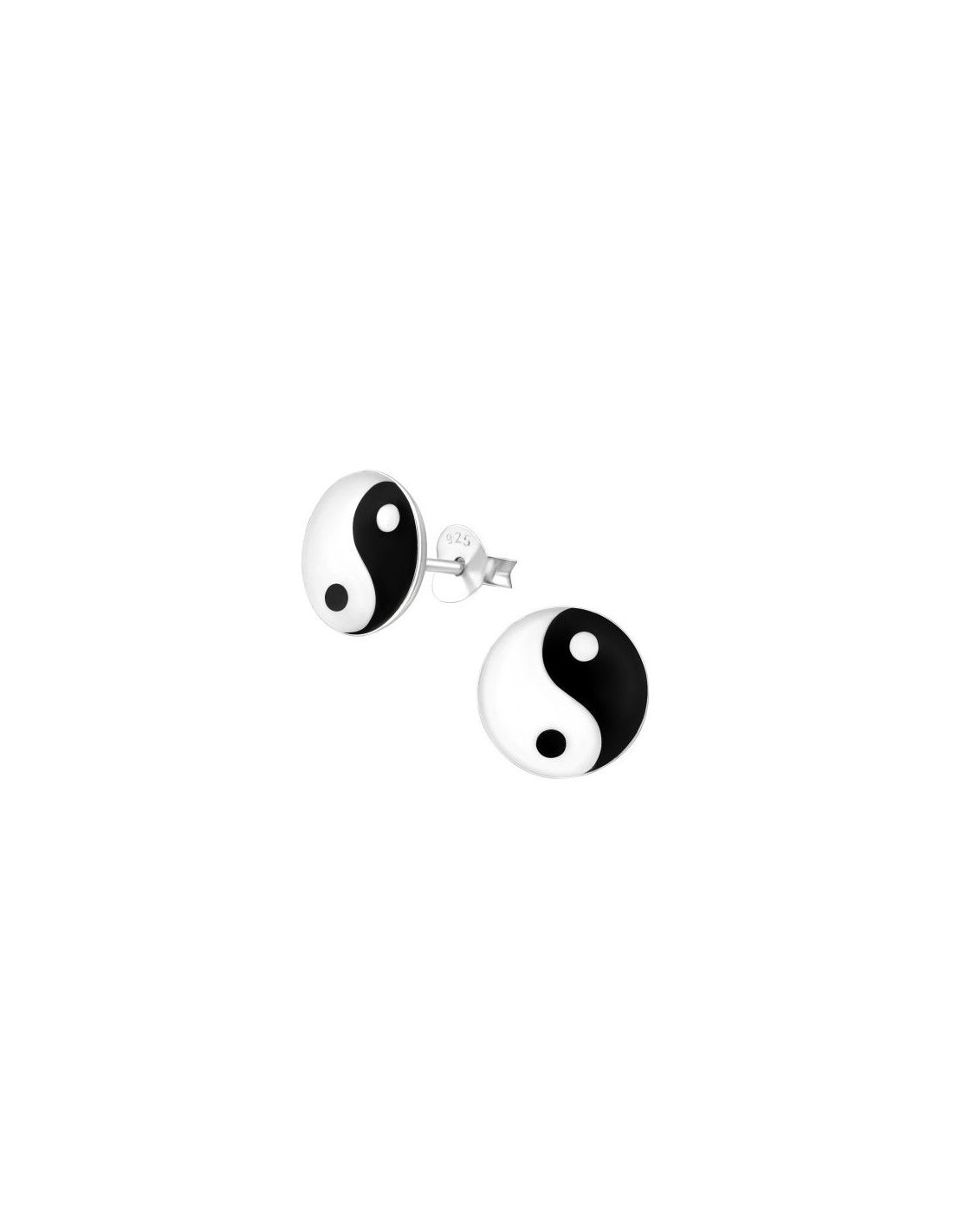 Aros para niñas Yin And Yang - 10 mm...