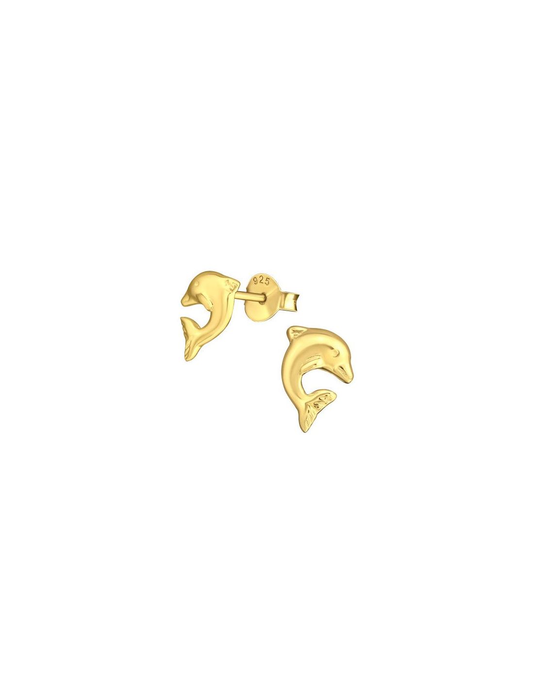 Aros para niñas Dolphin - 6 mm x 8 mm