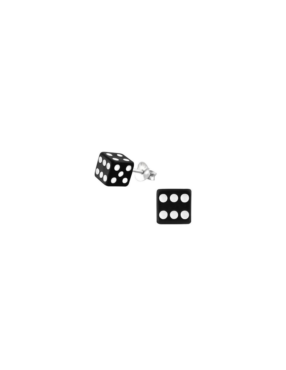 Aros para niñas Dice - 5 mm x 5 mm