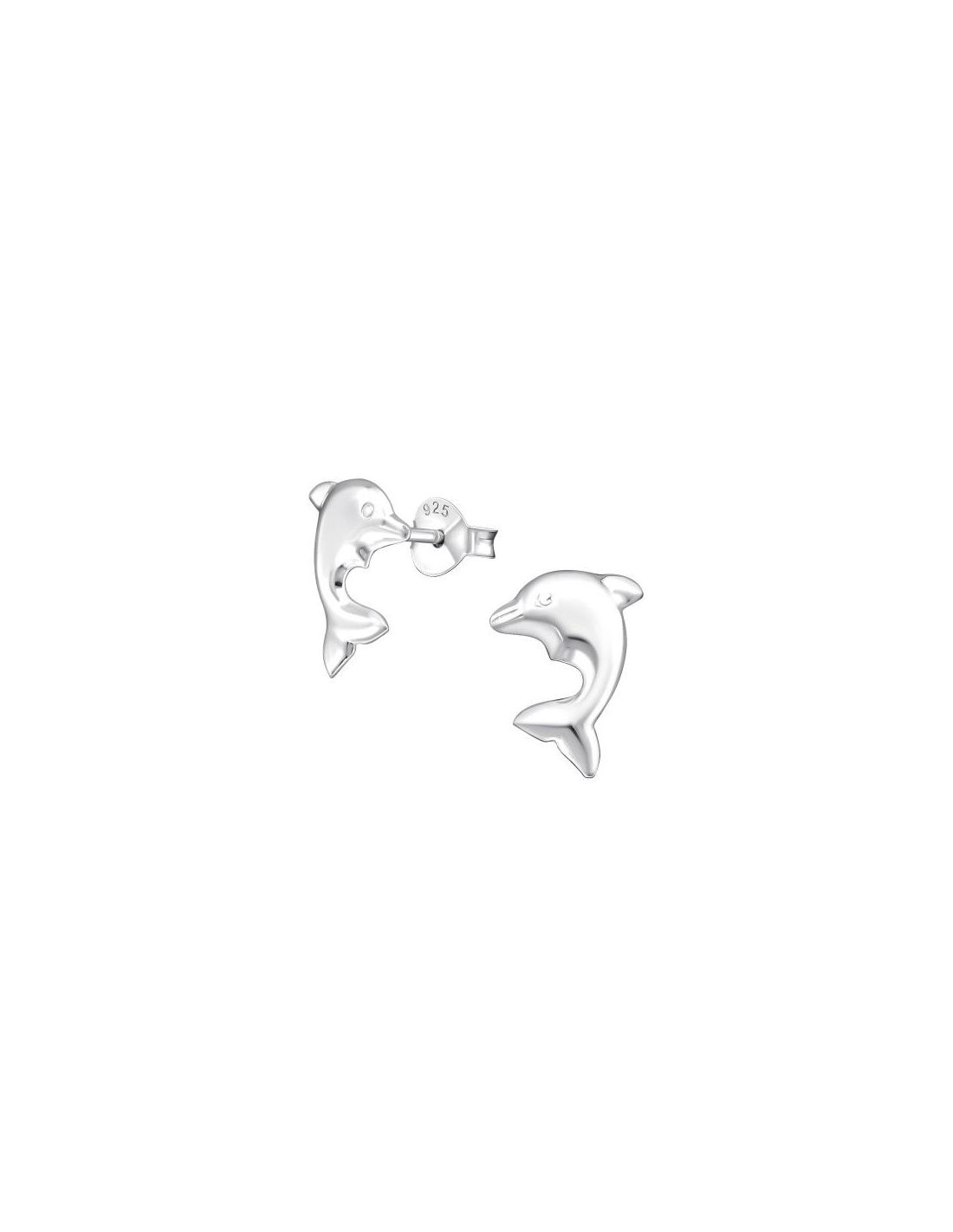 Aros para niñas Dolphin - 8 mm x 11 mm