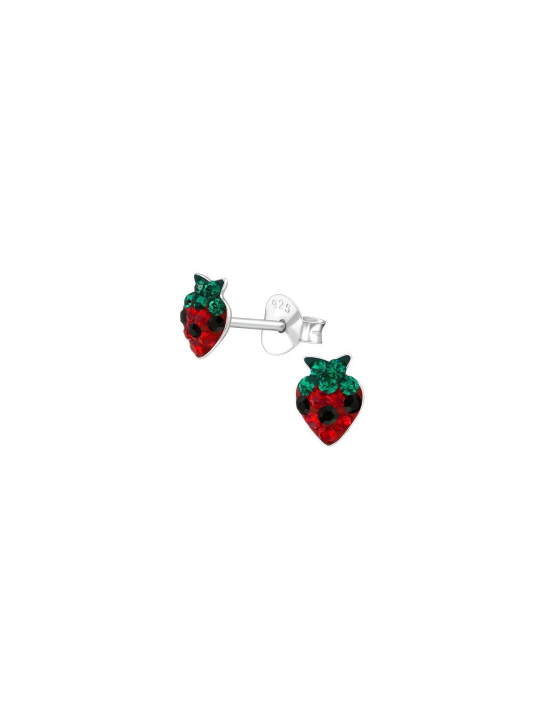 Aros para niñas Strawberry - 5 mm x 7 mm