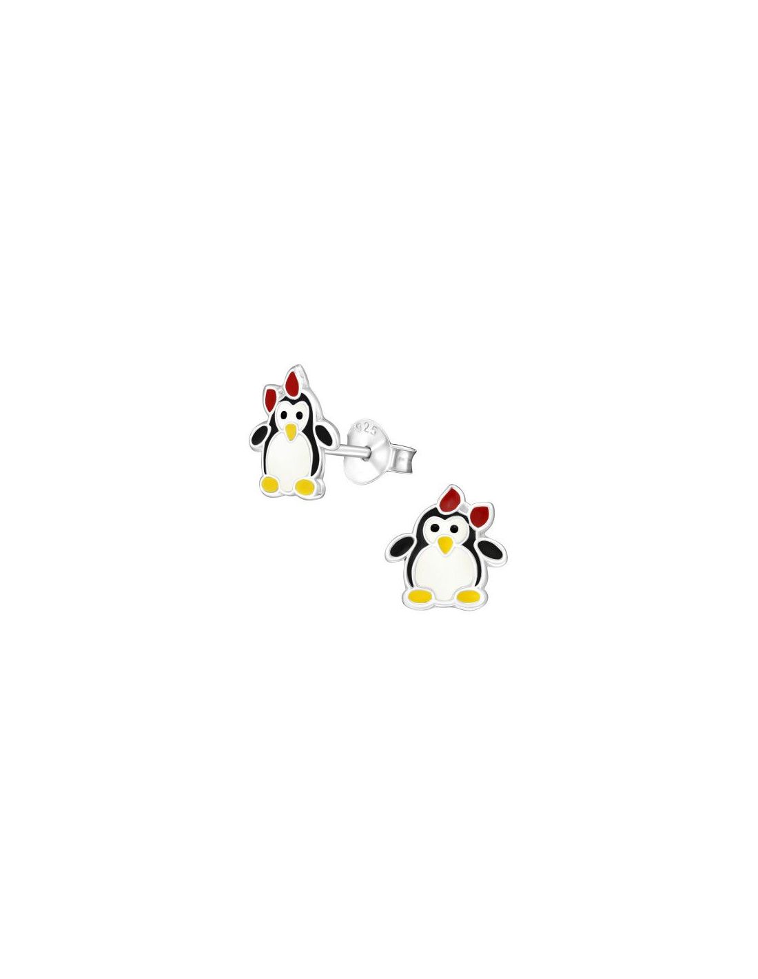 Aros para niñas Penguin - 9 mm x 9 mm