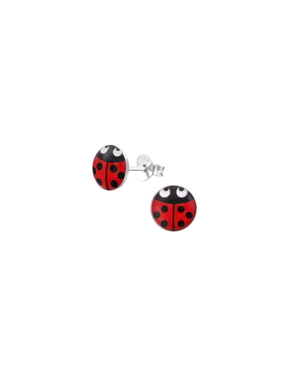 Aros para niñas Ladybug - 7 mm x 7 mm