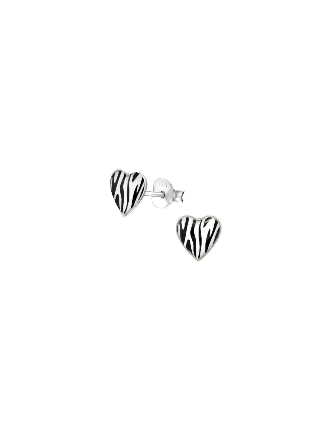 Aros para niñas Zebra Print - 7 mm x...